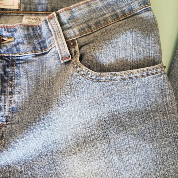 Levi Strauss Signature - Stretch Mid Rise Straight Leg - Bootcut -Misses 10 Long - Picture 3 of 10